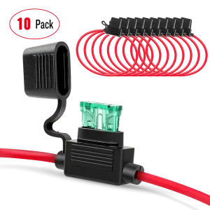 10Pcs 14AWG Inline Fuse Holders