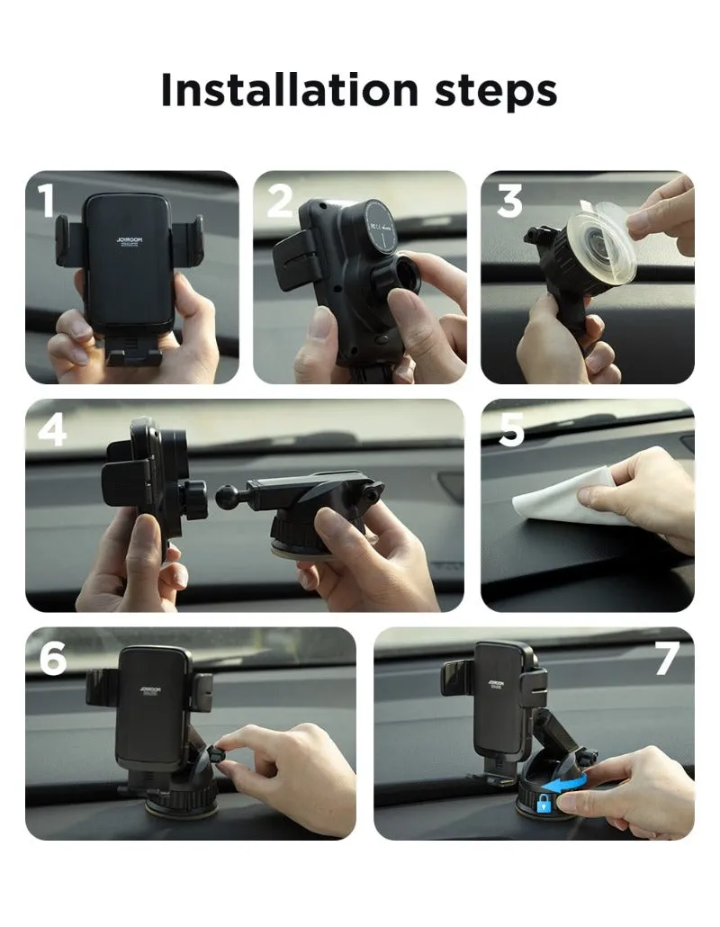 15W Car Phone Holder Wireless Charger Phone Holder