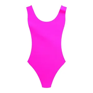 1980s Leotard - Neon Pink