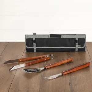 3-Piece BBQ Tote & Grill Set
