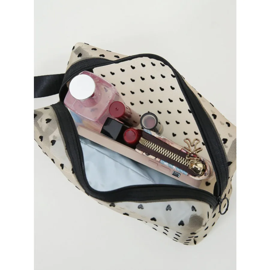 4- Piece Heart Polyester Storage Bag