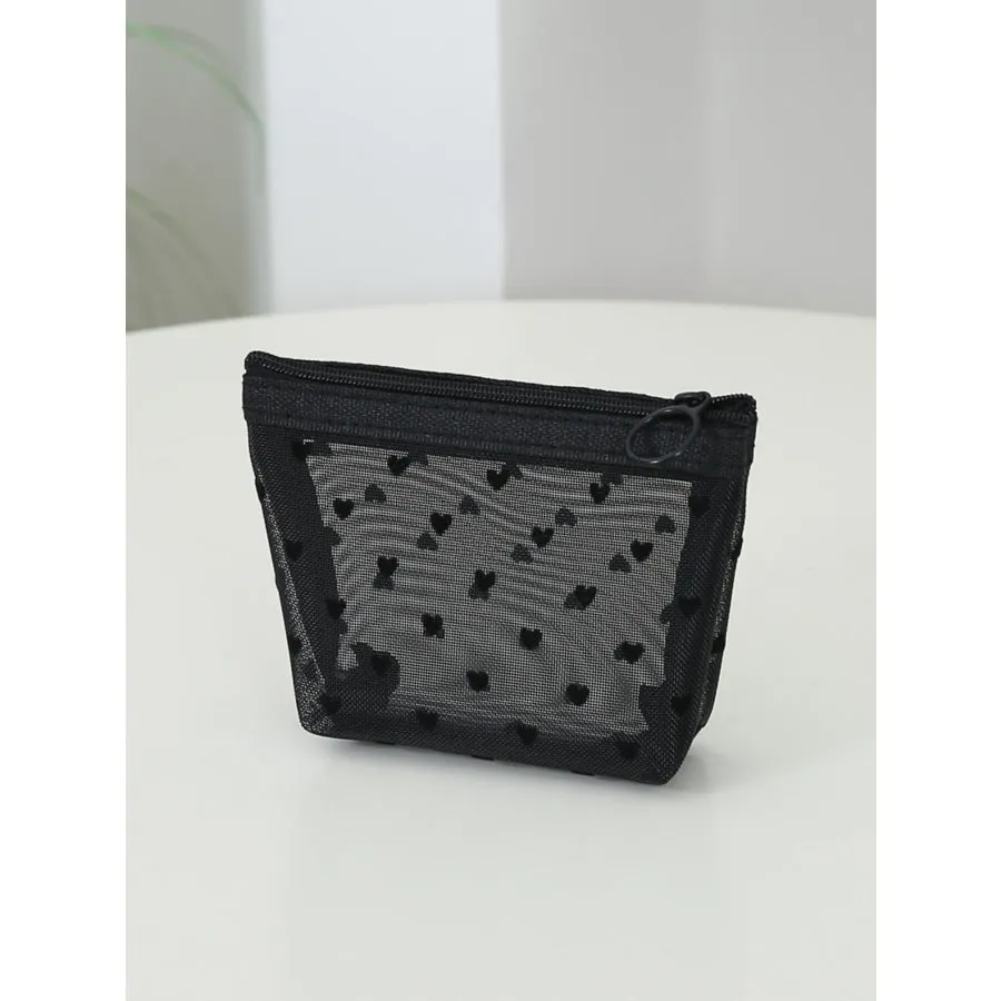4- Piece Heart Polyester Storage Bag