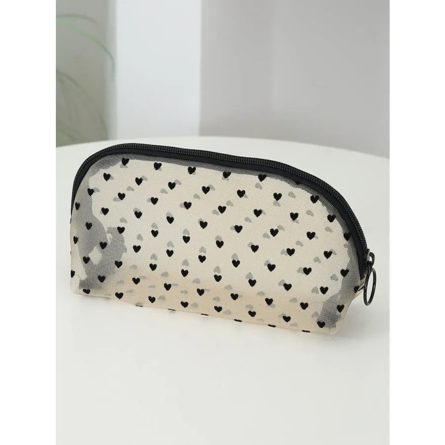 4- Piece Heart Polyester Storage Bag