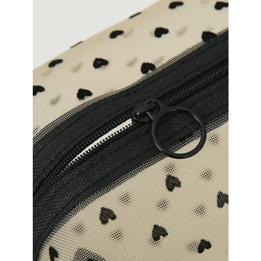 4- Piece Heart Polyester Storage Bag