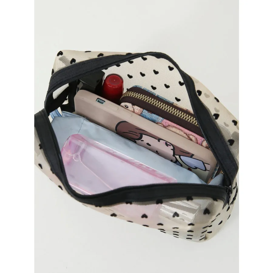 4- Piece Heart Polyester Storage Bag