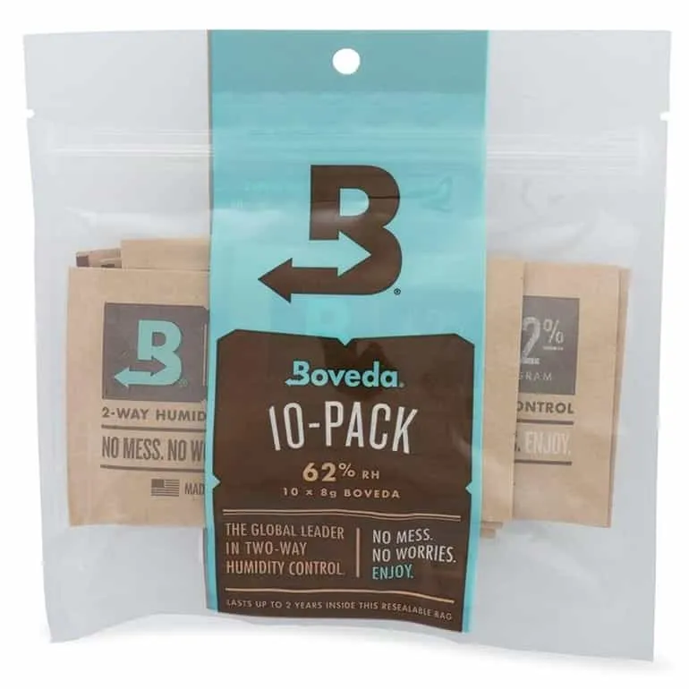 62% Boveda 8g 10-pack