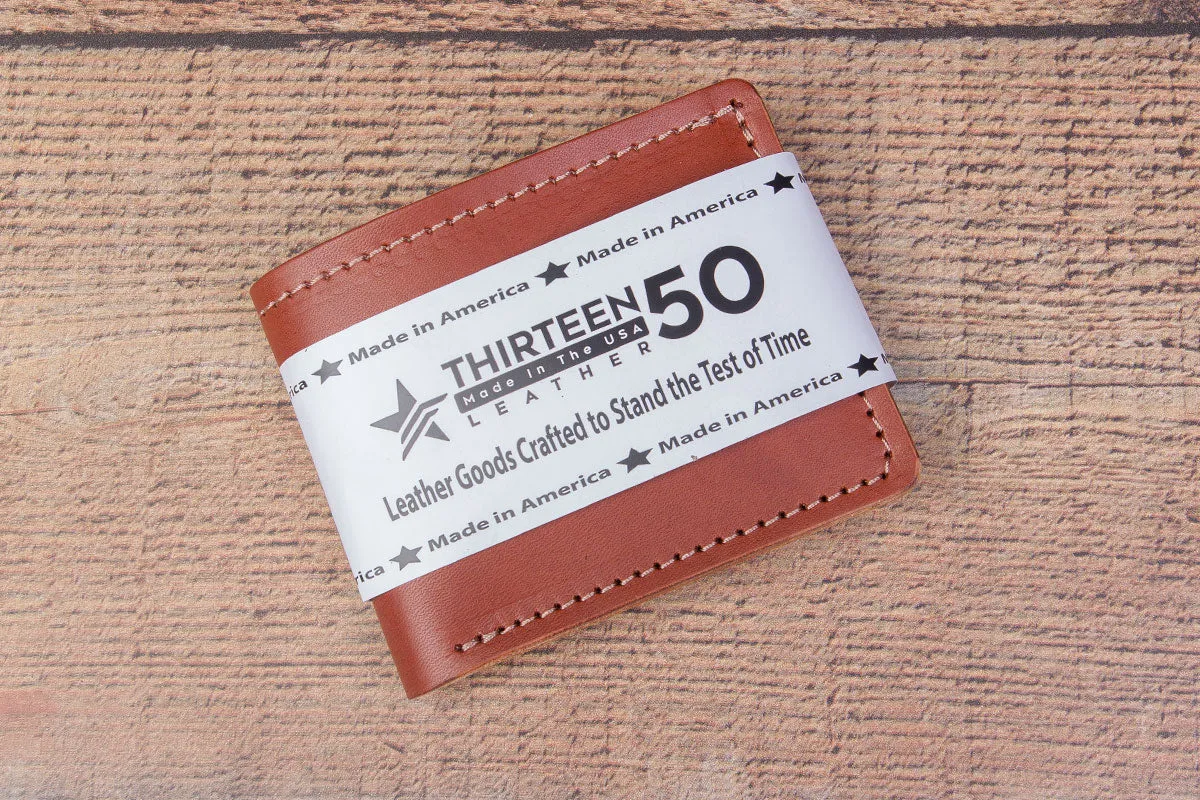 8 Pocket | Chestnut Leather Bifold Wallet