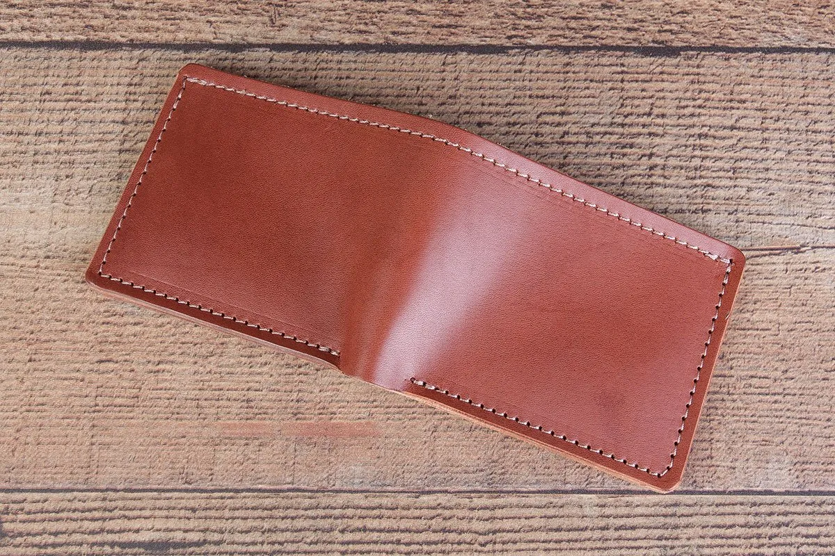 8 Pocket | Chestnut Leather Bifold Wallet