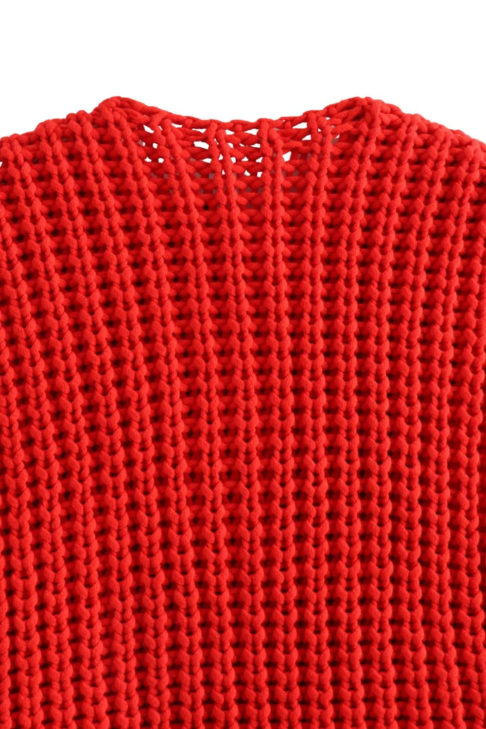 'Adelina' Stylish Chunky Ribbed Knit Vest