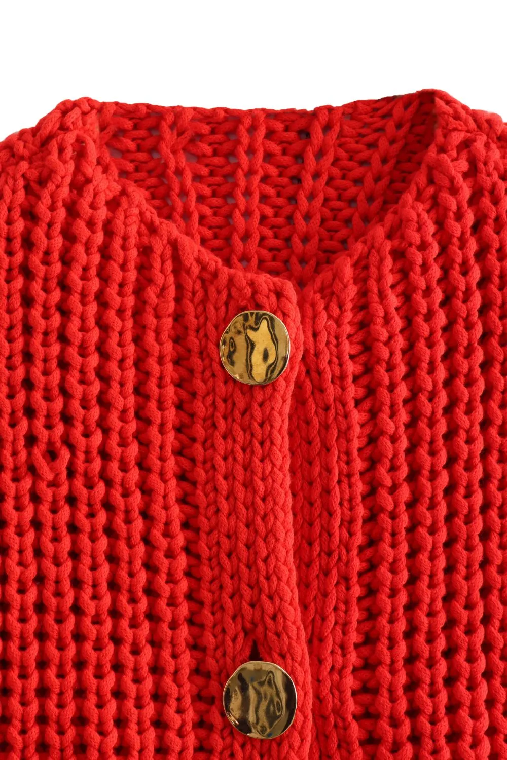 'Adelina' Stylish Chunky Ribbed Knit Vest