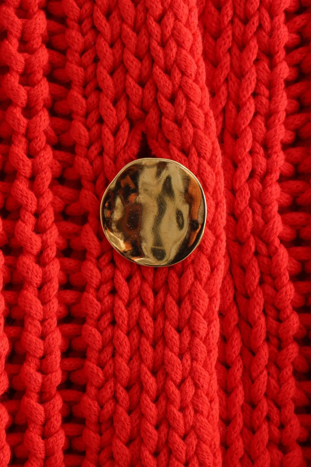 'Adelina' Stylish Chunky Ribbed Knit Vest