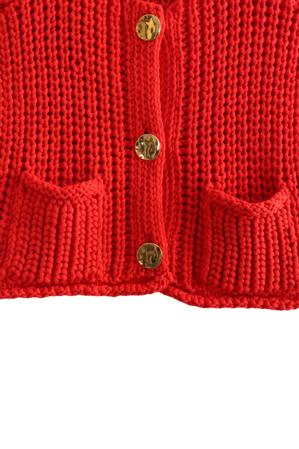 'Adelina' Stylish Chunky Ribbed Knit Vest