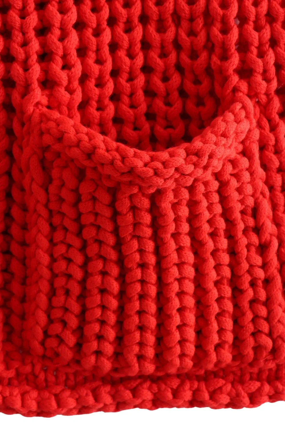 'Adelina' Stylish Chunky Ribbed Knit Vest