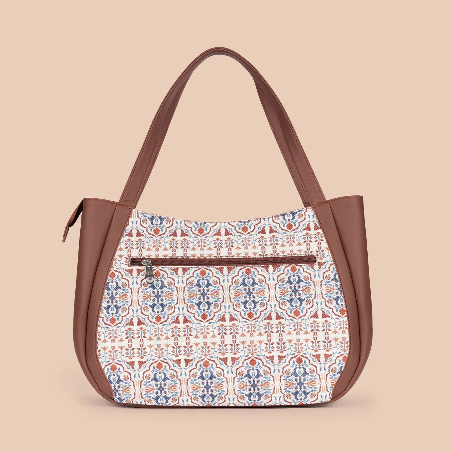 Agra Floral Luna Handbag