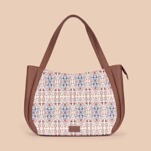 Agra Floral Luna Handbag