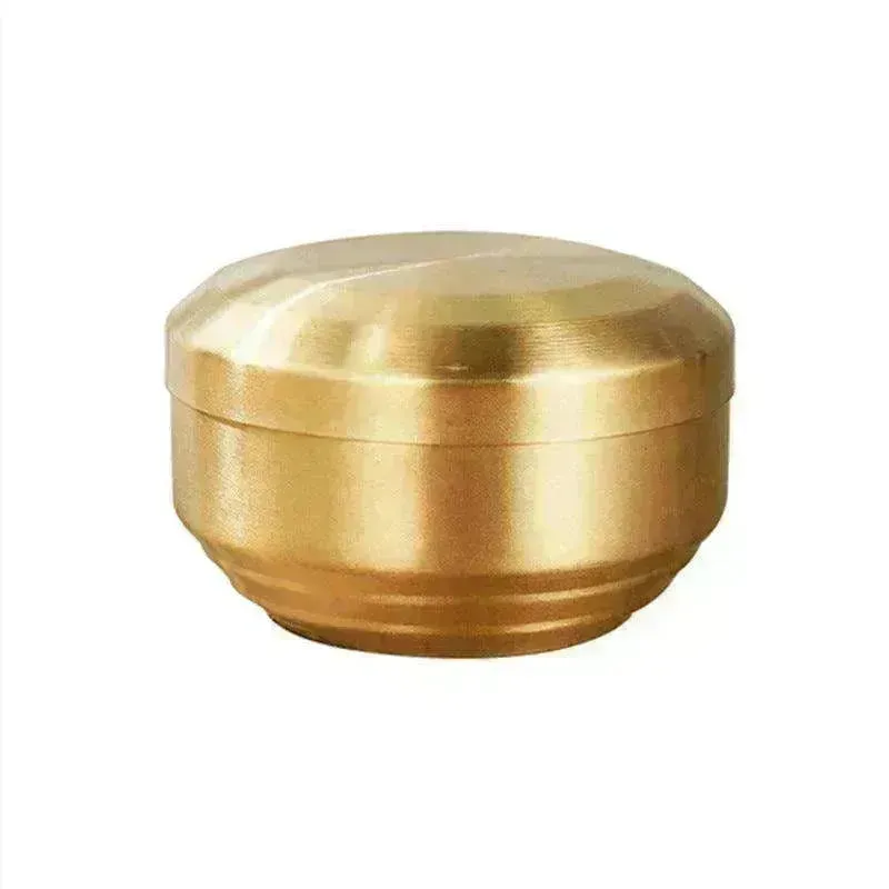 An Adorable Stainless Steel with Golden Tape Tureen Bowl