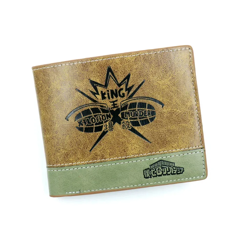 Anime Fullmetal Alchemist Wrath King Bradley Synthetic Leather Wallet Short Purse with Coin Pocket
