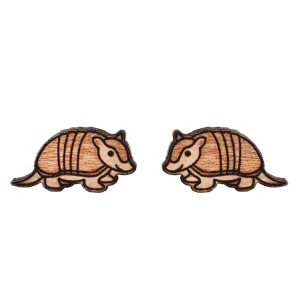 Armadillo Cherrywood Earrings