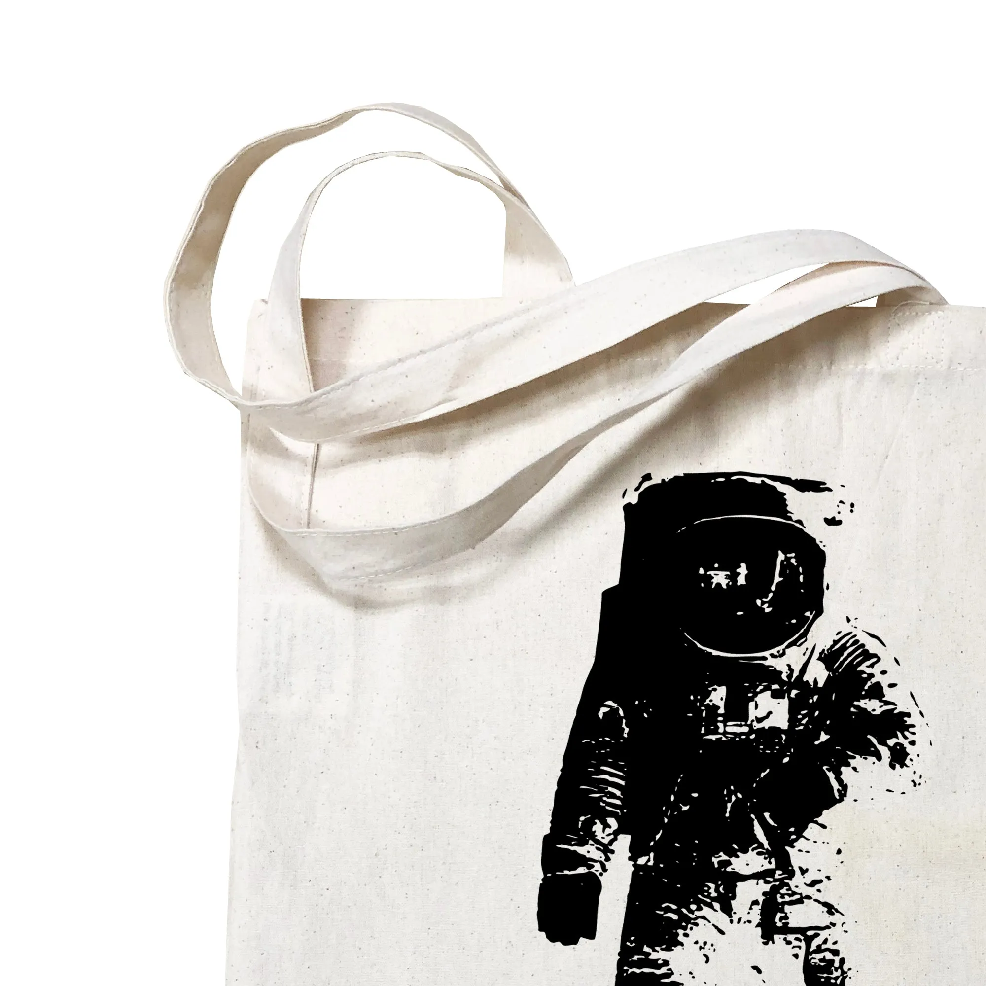 Astronaut Moon Man Tote Bag