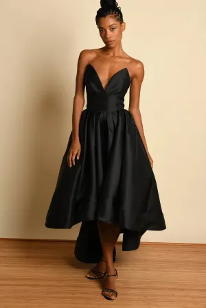 Audrey Black Stylish Evening Dress