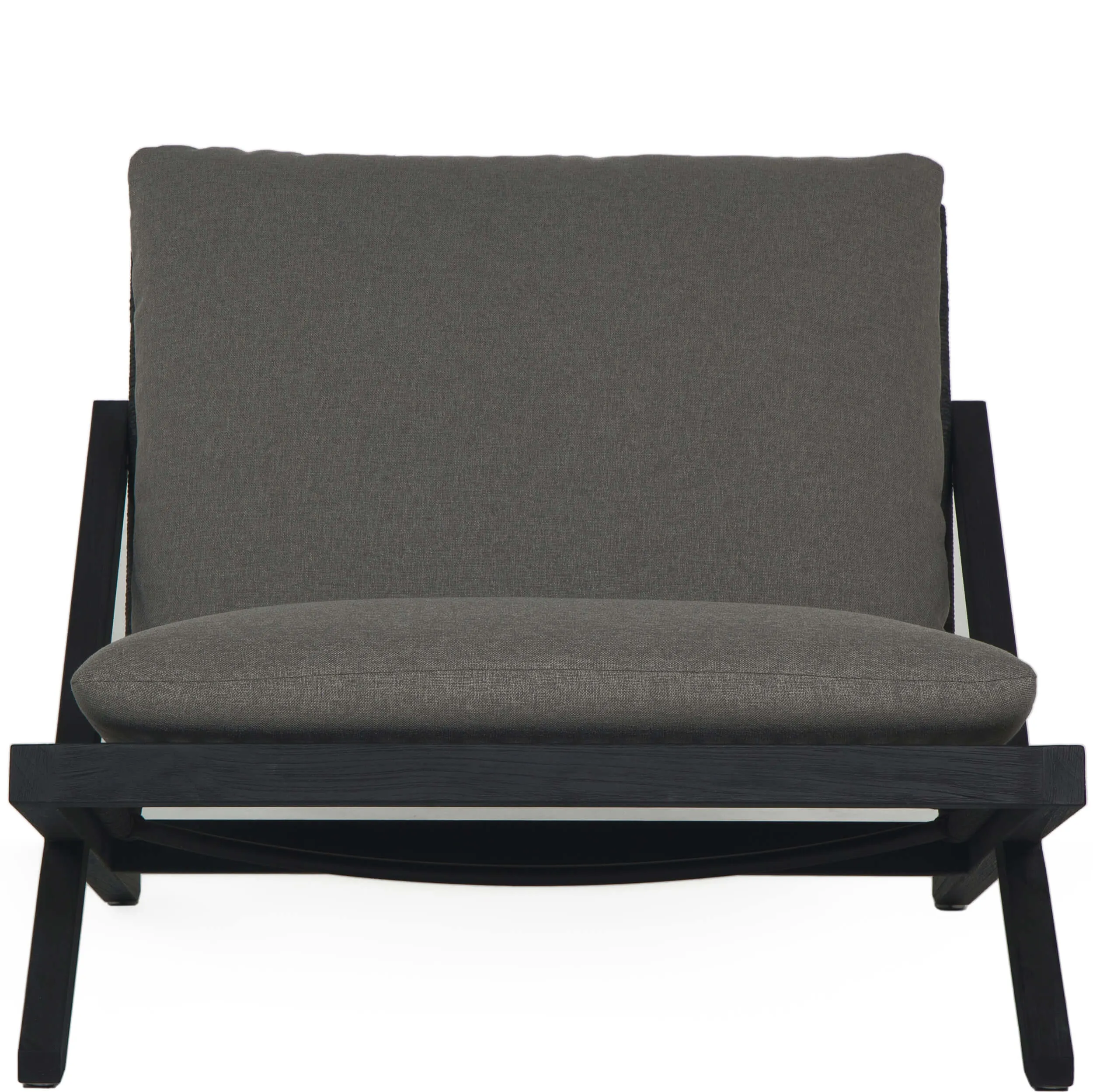 Bari Lounge Chair,  Charcoal Gracebay Grey
