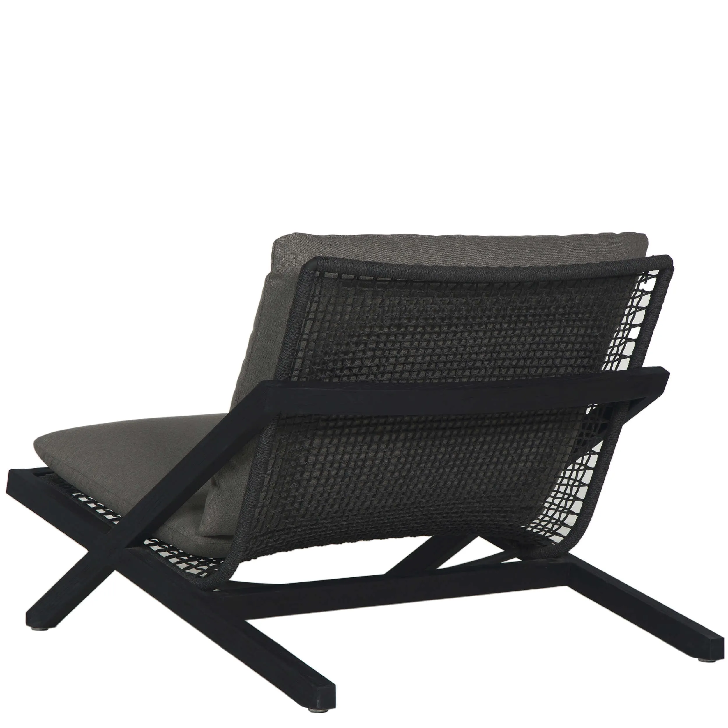 Bari Lounge Chair,  Charcoal Gracebay Grey