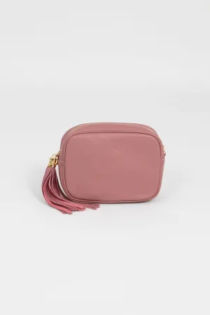 Beau Crossbody Bag - Dusty Pink, Pebbled