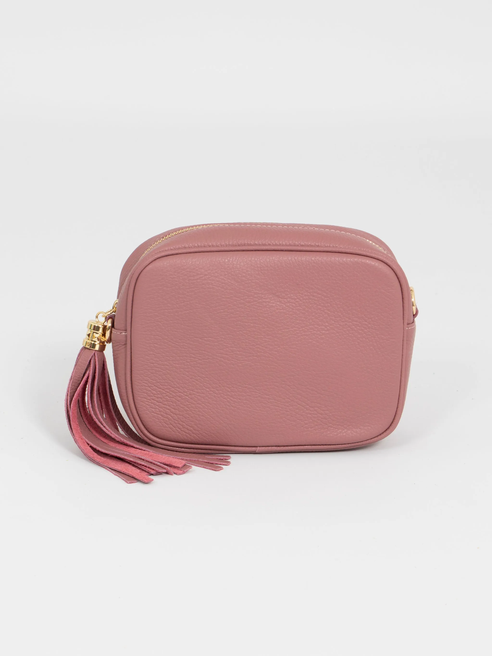Beau Crossbody Bag - Dusty Pink, Pebbled