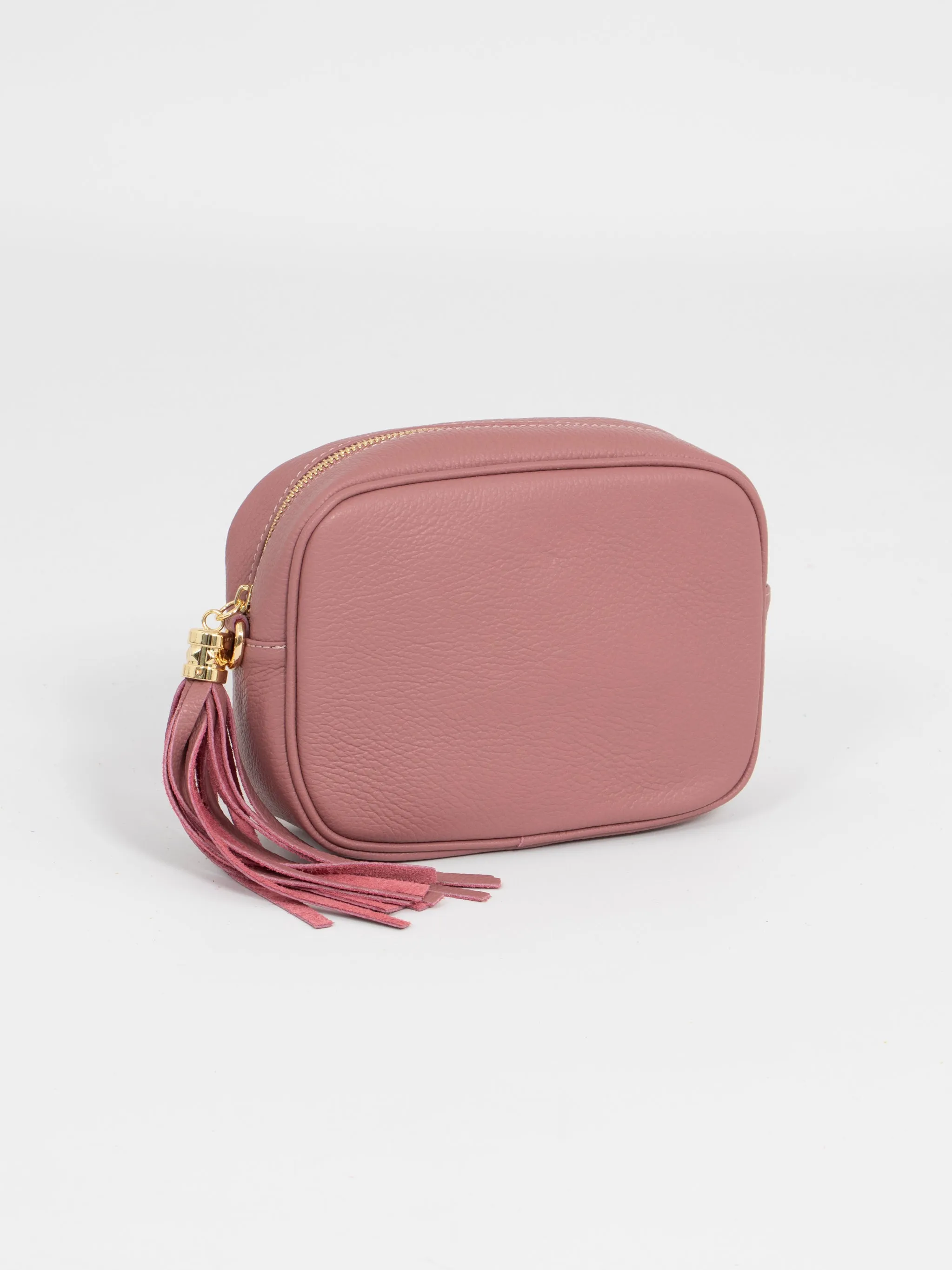 Beau Crossbody Bag - Dusty Pink, Pebbled
