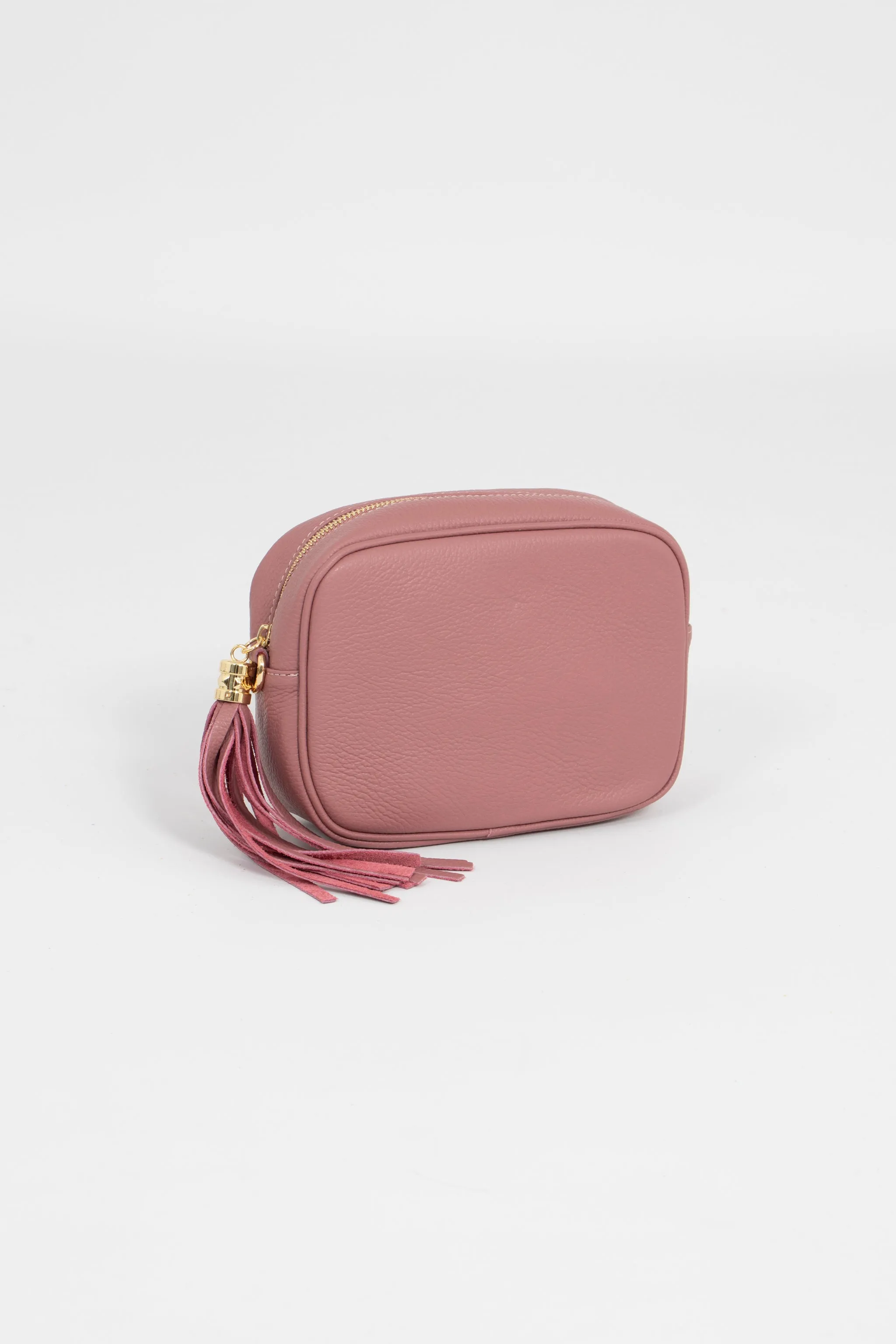 Beau Crossbody Bag - Dusty Pink, Pebbled