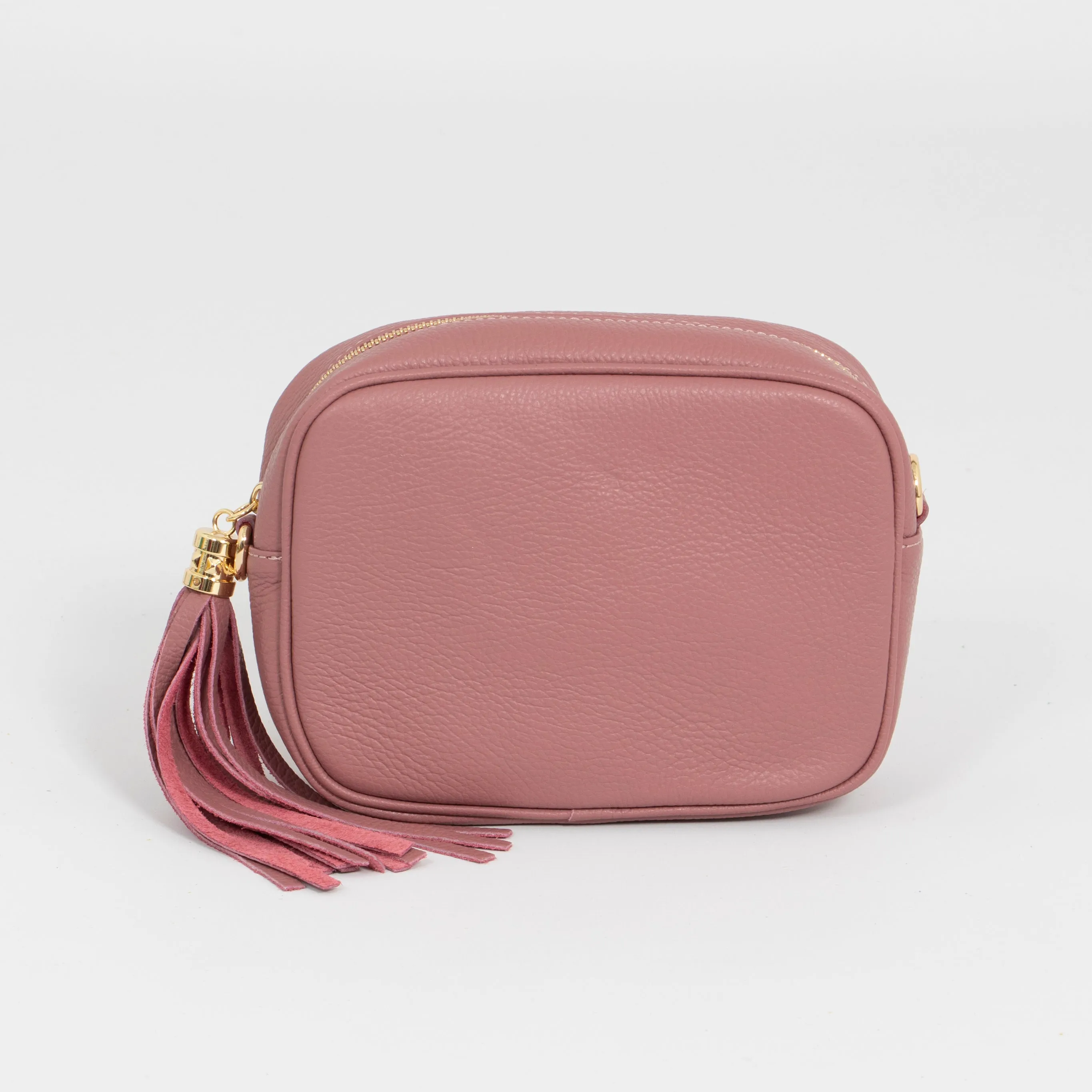 Beau Crossbody Bag - Dusty Pink, Pebbled