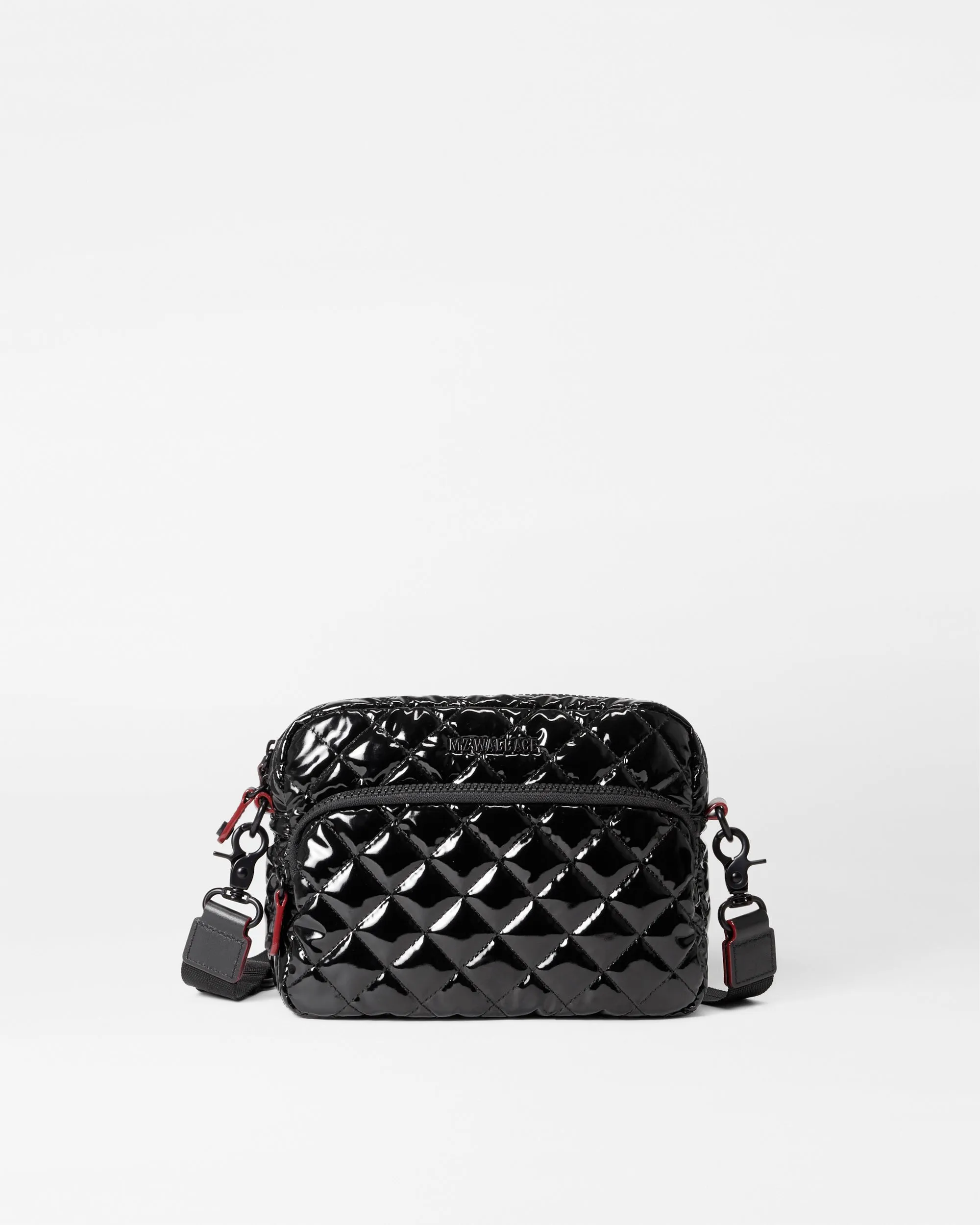 Black Lacquer Small Metro Camera Bag