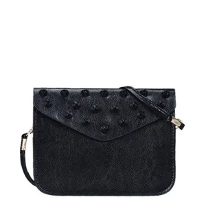 Black Studded Shoulder Bag