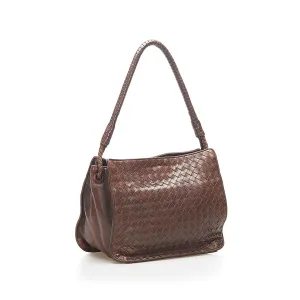 Bottega Veneta Intrecciato Leather Shoulder Bag (SHG-16999)