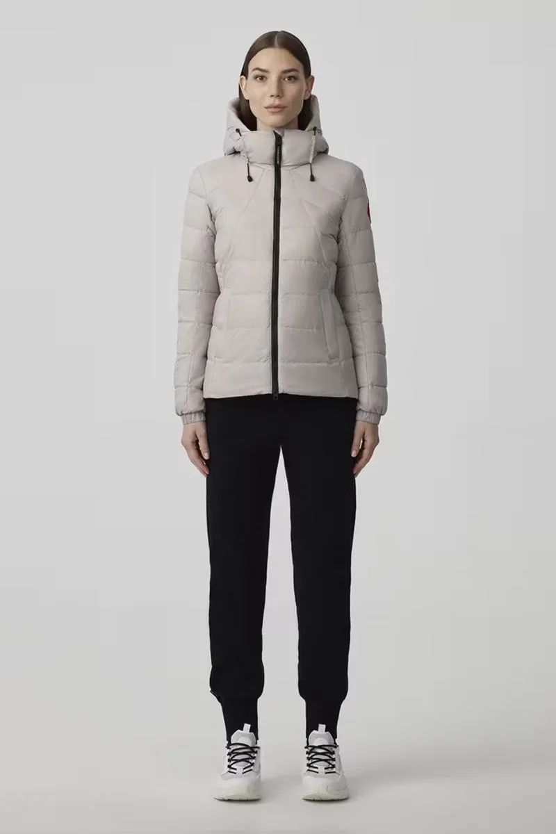 Canada Goose Women's Abbott Hoody Black Label - Lucent Rose