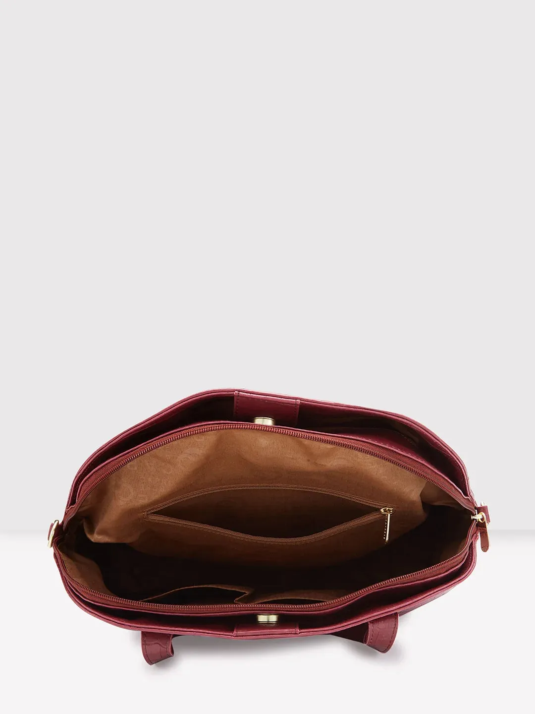 Caprese Westwood Medium Satchel Croco Faux Leather For Women