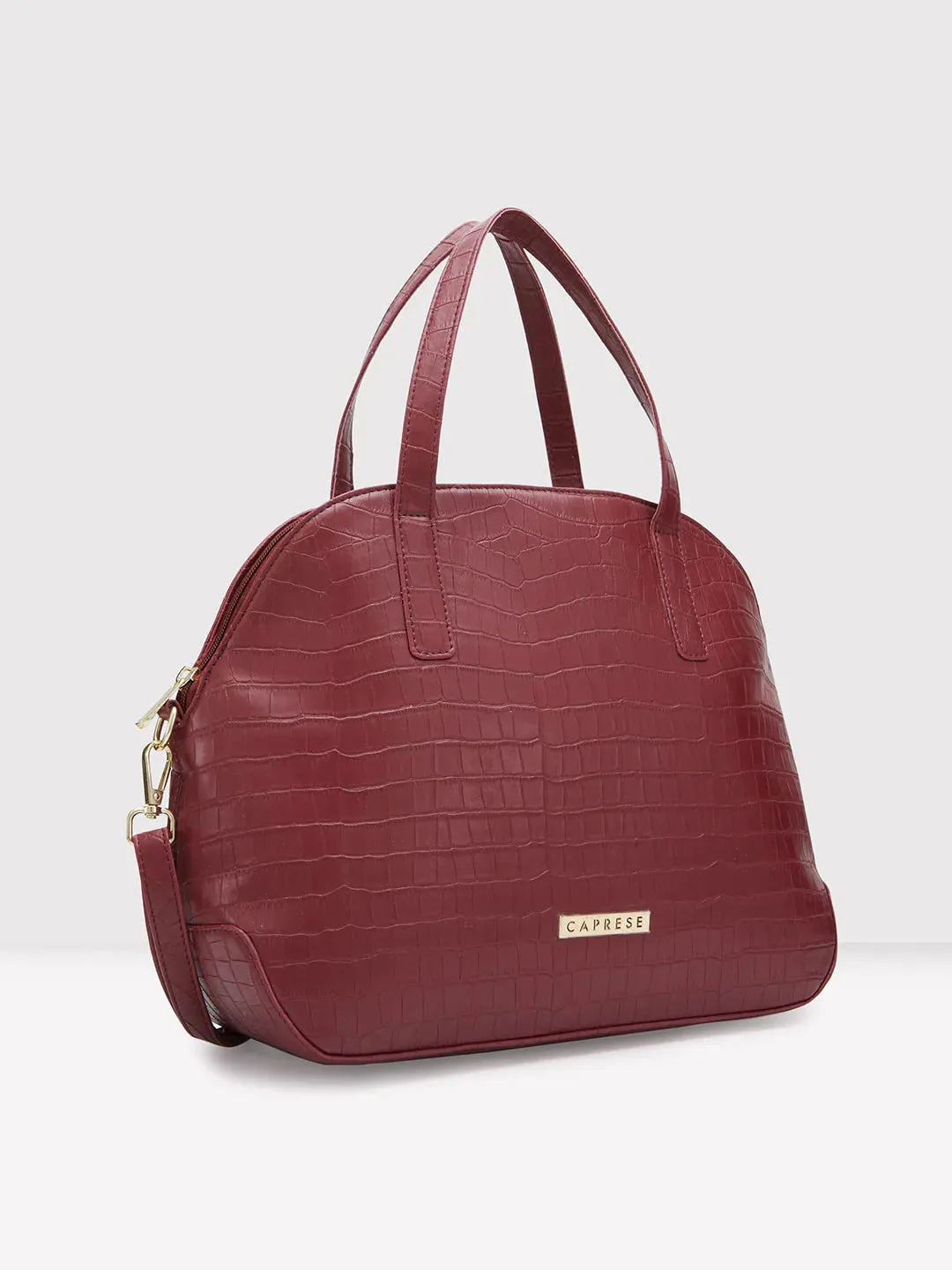 Caprese Westwood Medium Satchel Croco Faux Leather For Women