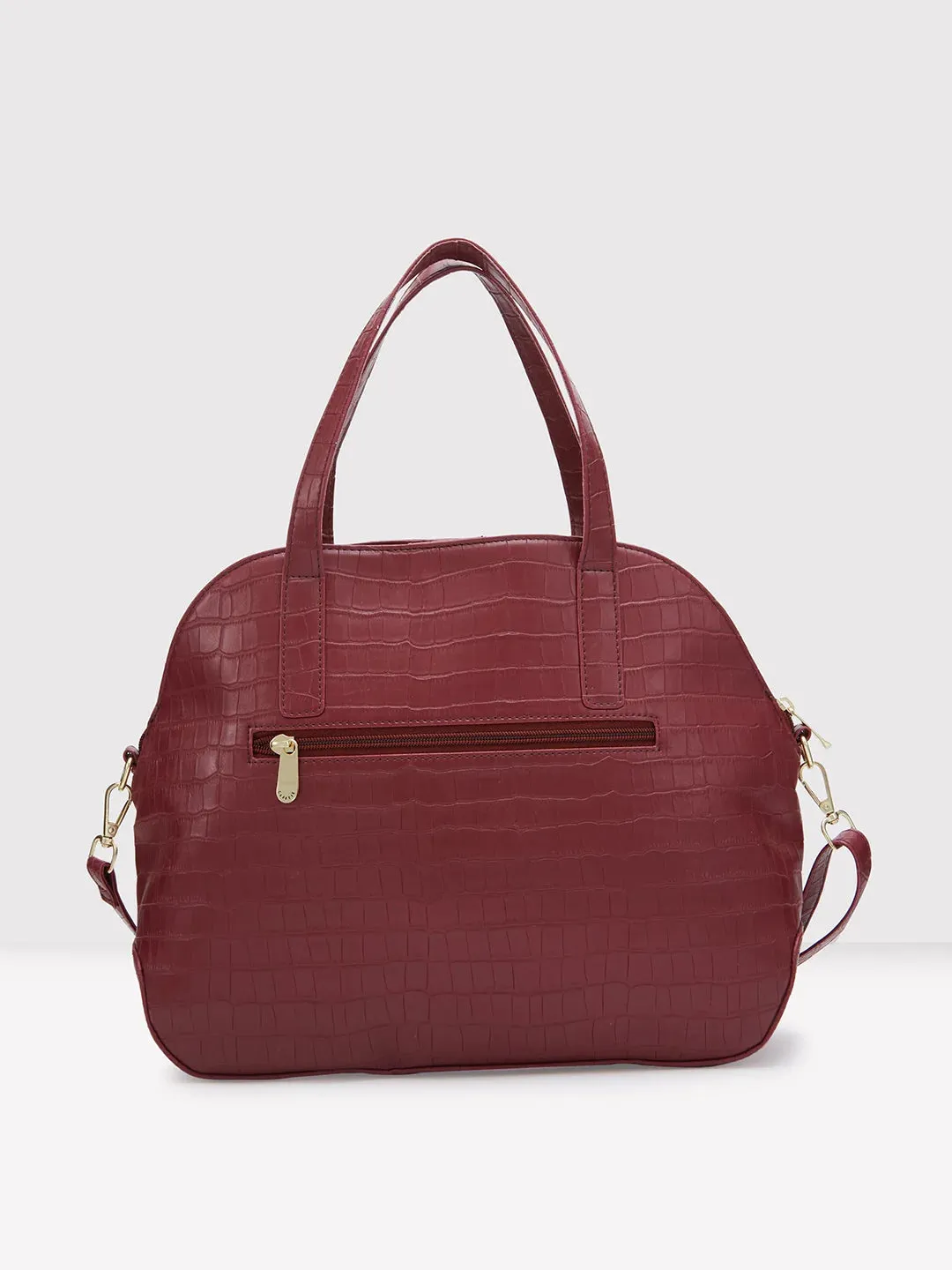 Caprese Westwood Medium Satchel Croco Faux Leather For Women