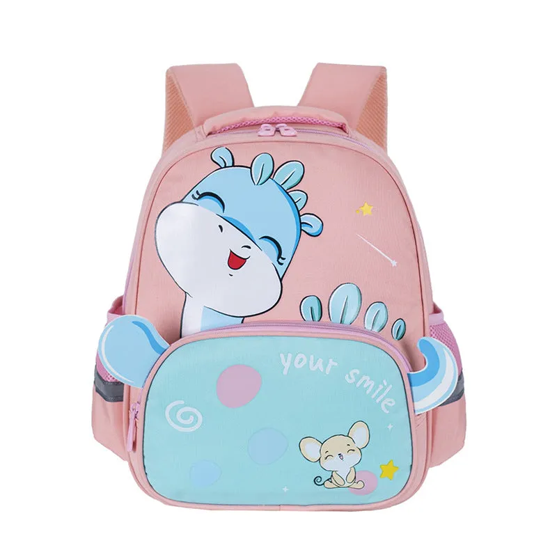 Cartoon Dinosaur Kindergarten Pupil Backpack Schoolbag