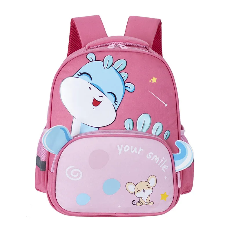 Cartoon Dinosaur Kindergarten Pupil Backpack Schoolbag