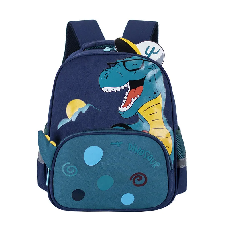 Cartoon Dinosaur Kindergarten Pupil Backpack Schoolbag
