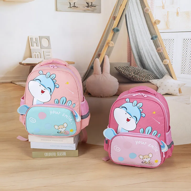 Cartoon Dinosaur Kindergarten Pupil Backpack Schoolbag