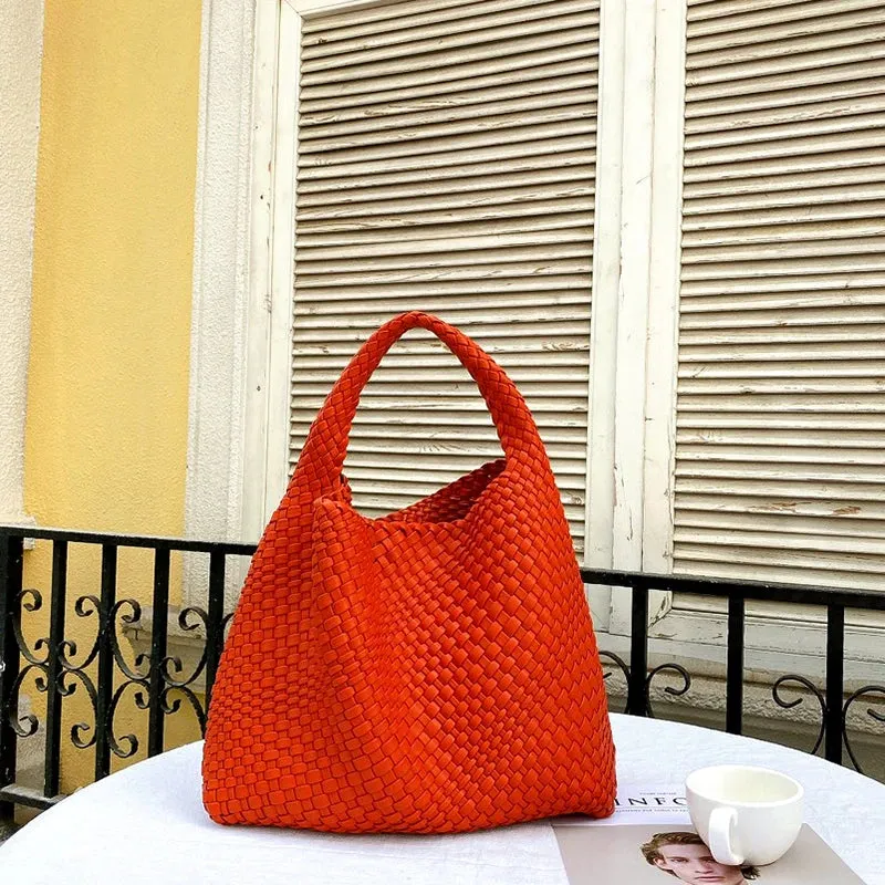 Casual Woven Large Capacity Shoulder Bag