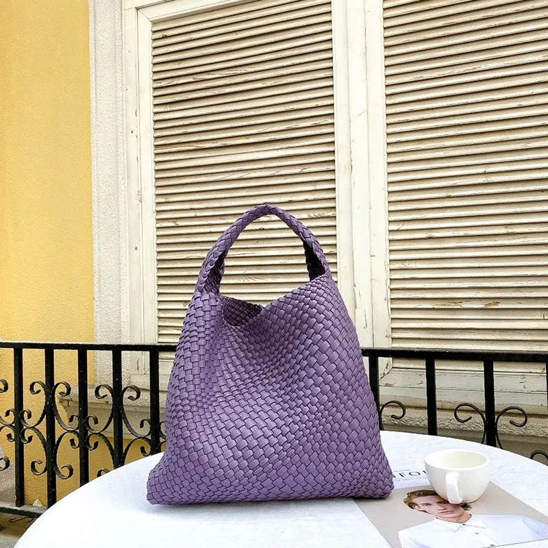 Casual Woven Large Capacity Shoulder Bag