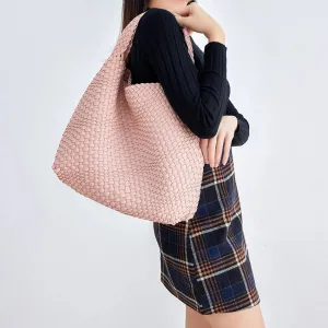 Casual Woven Large Capacity Shoulder Bag