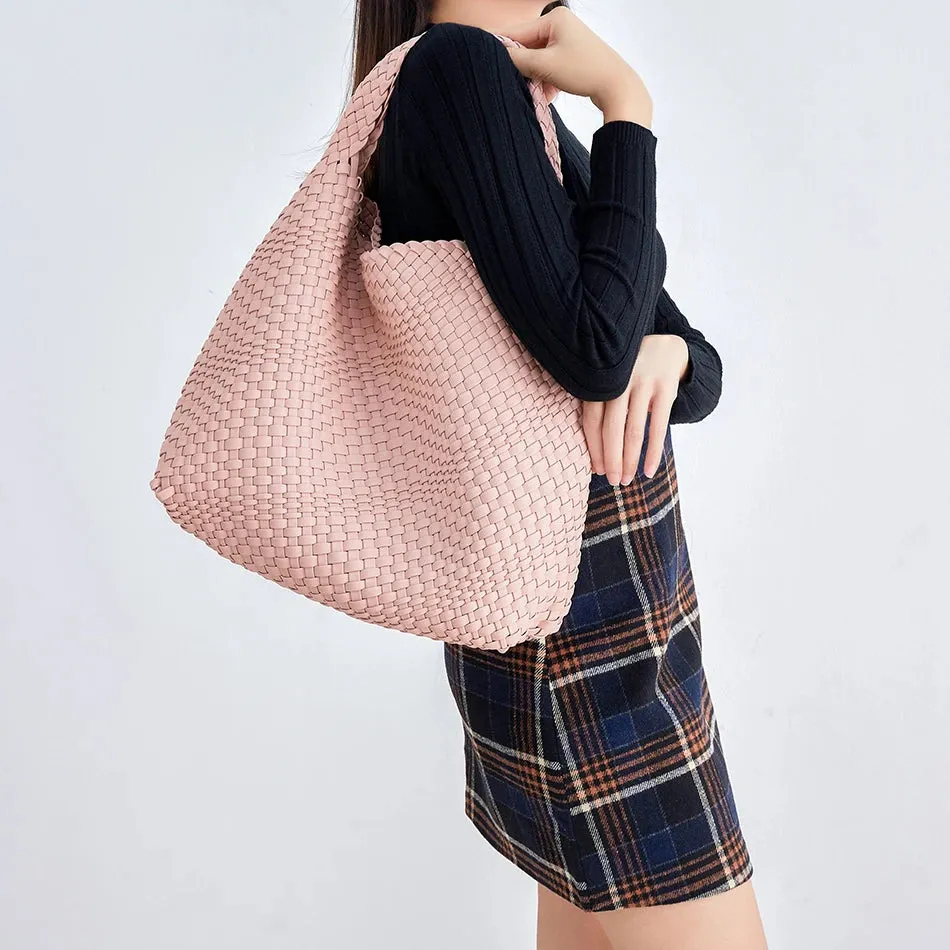 Casual Woven Large Capacity Shoulder Bag