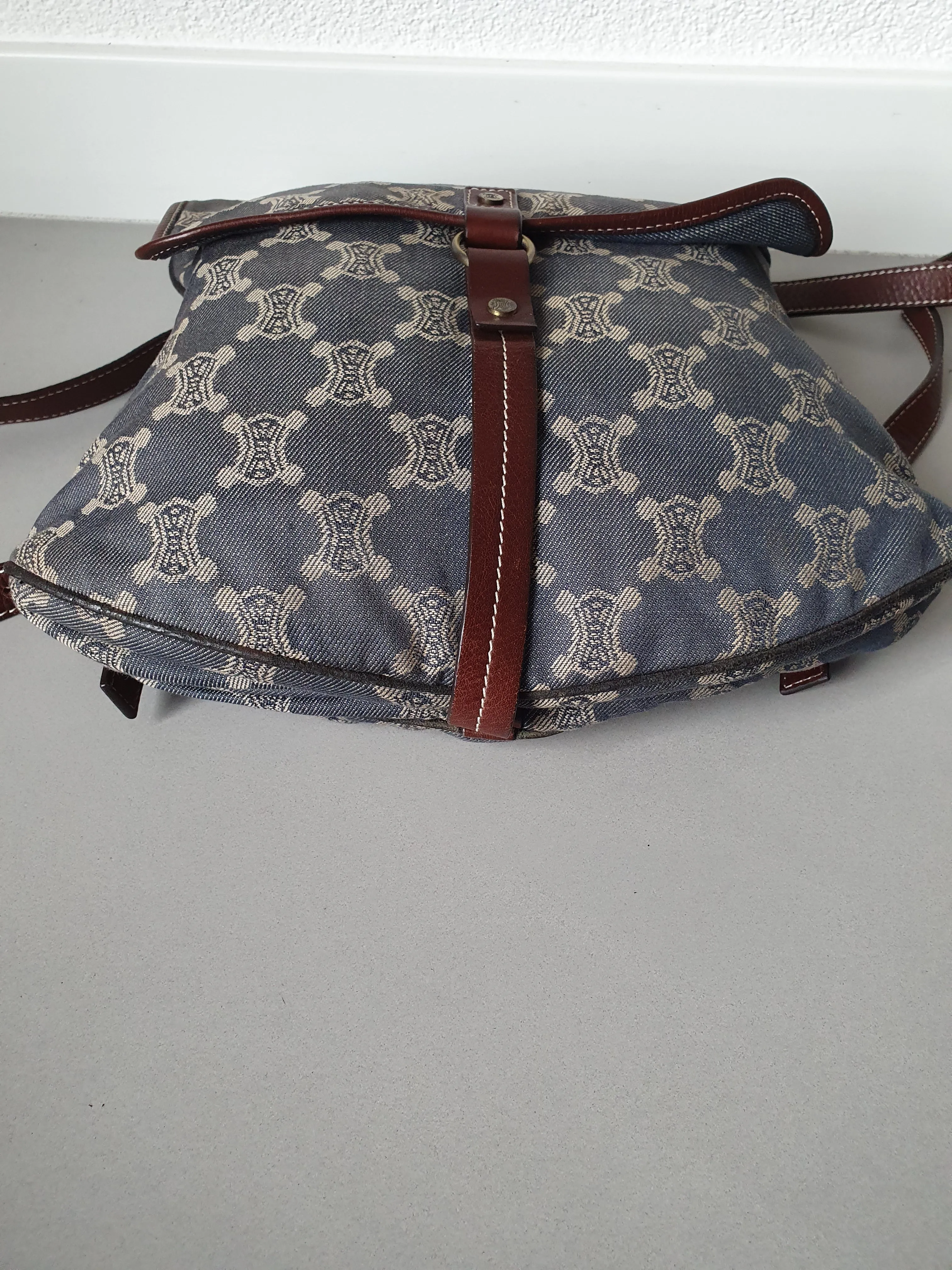 Celine vintage triomphe backpack