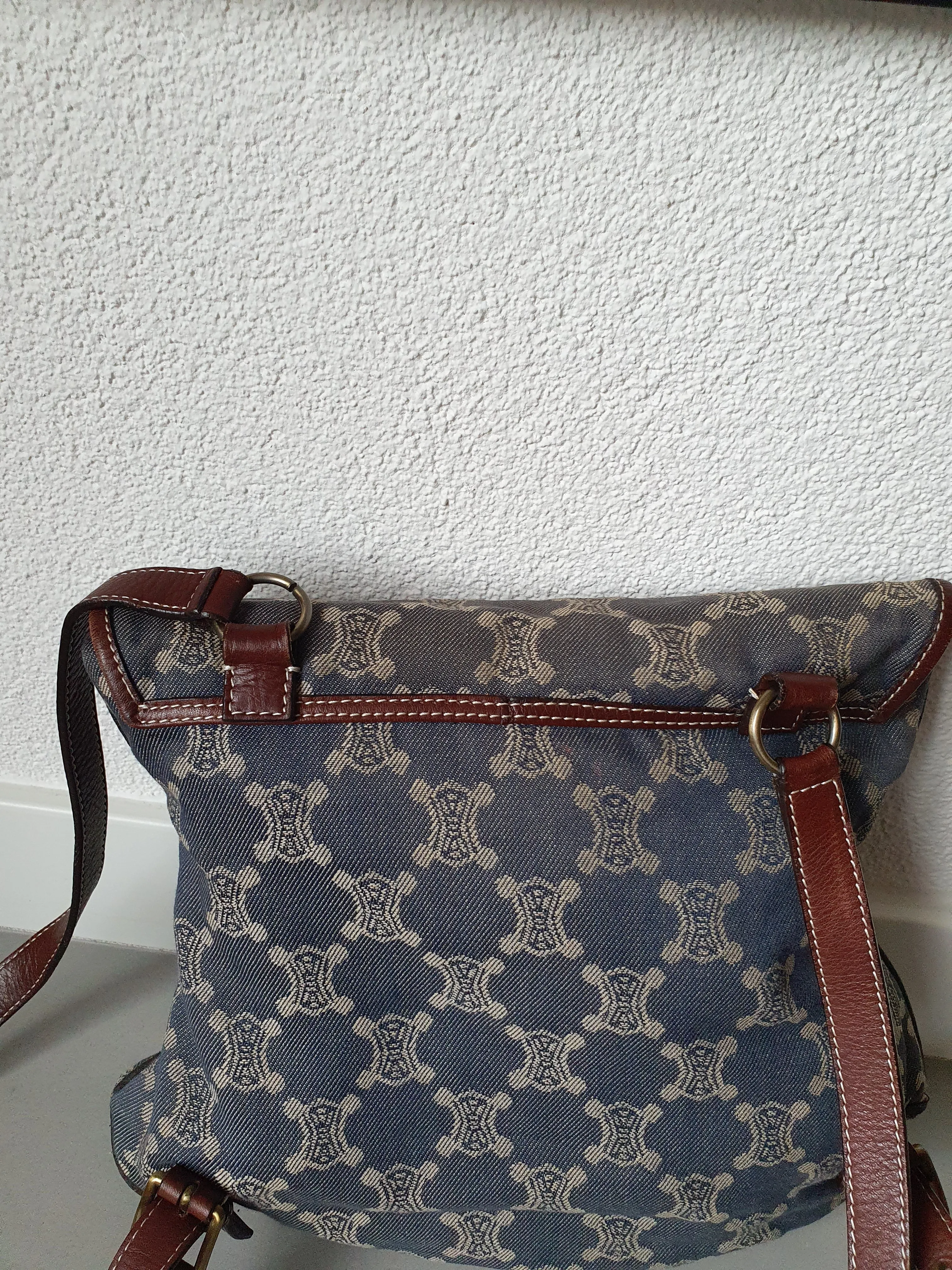 Celine vintage triomphe backpack