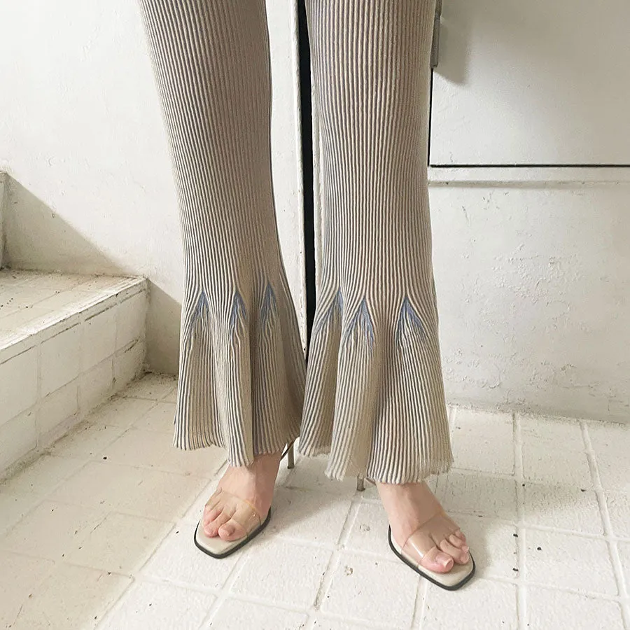 【CFCL/シーエフシーエル】<br>HYPHA LUCENT TIGHT FLARE PANTS <br>CF008KF185