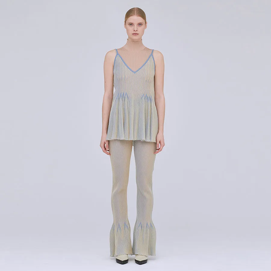 【CFCL/シーエフシーエル】<br>HYPHA LUCENT TIGHT FLARE PANTS <br>CF008KF185